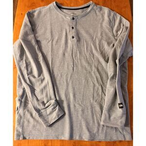 The North Face Men’s XL Long Sleeve Henley / Thermal Shirt — Grey